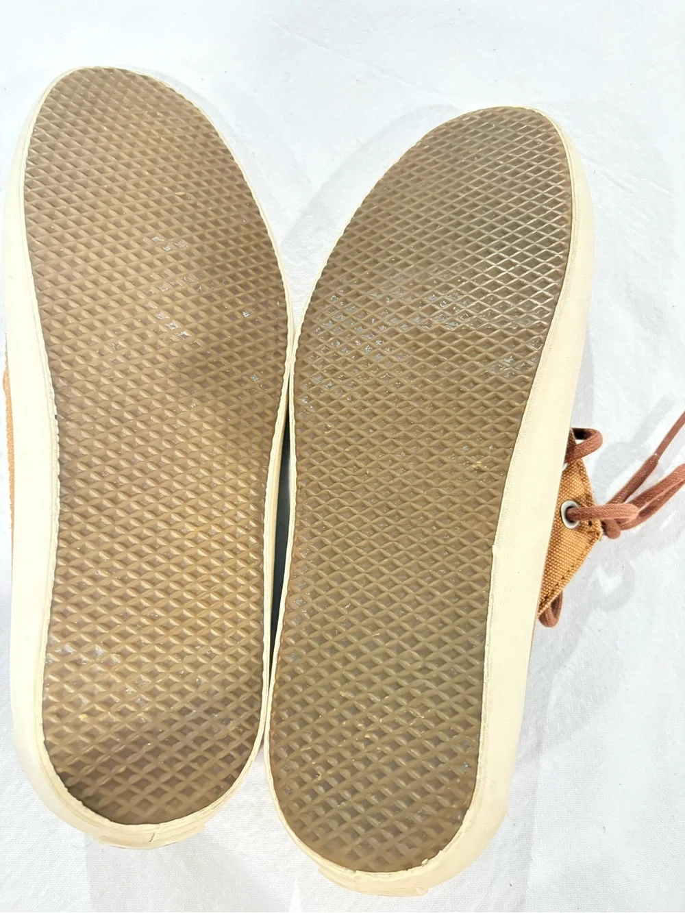 Vans Canvas Low-Top Sneakers in Mustard Yellow